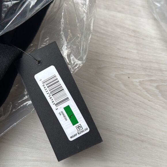 Kenneth Cole Men's Double Breasted Wool Blend Peacoat with Bib size L NWT in pkg - Picture 7 of 10